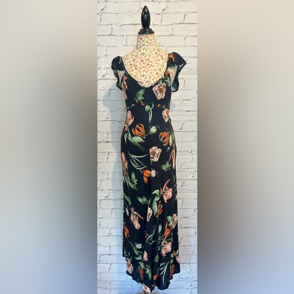 ASTR Florentina Flutter-Sleeve Floral Maxi Dress - Picture 3 of 10